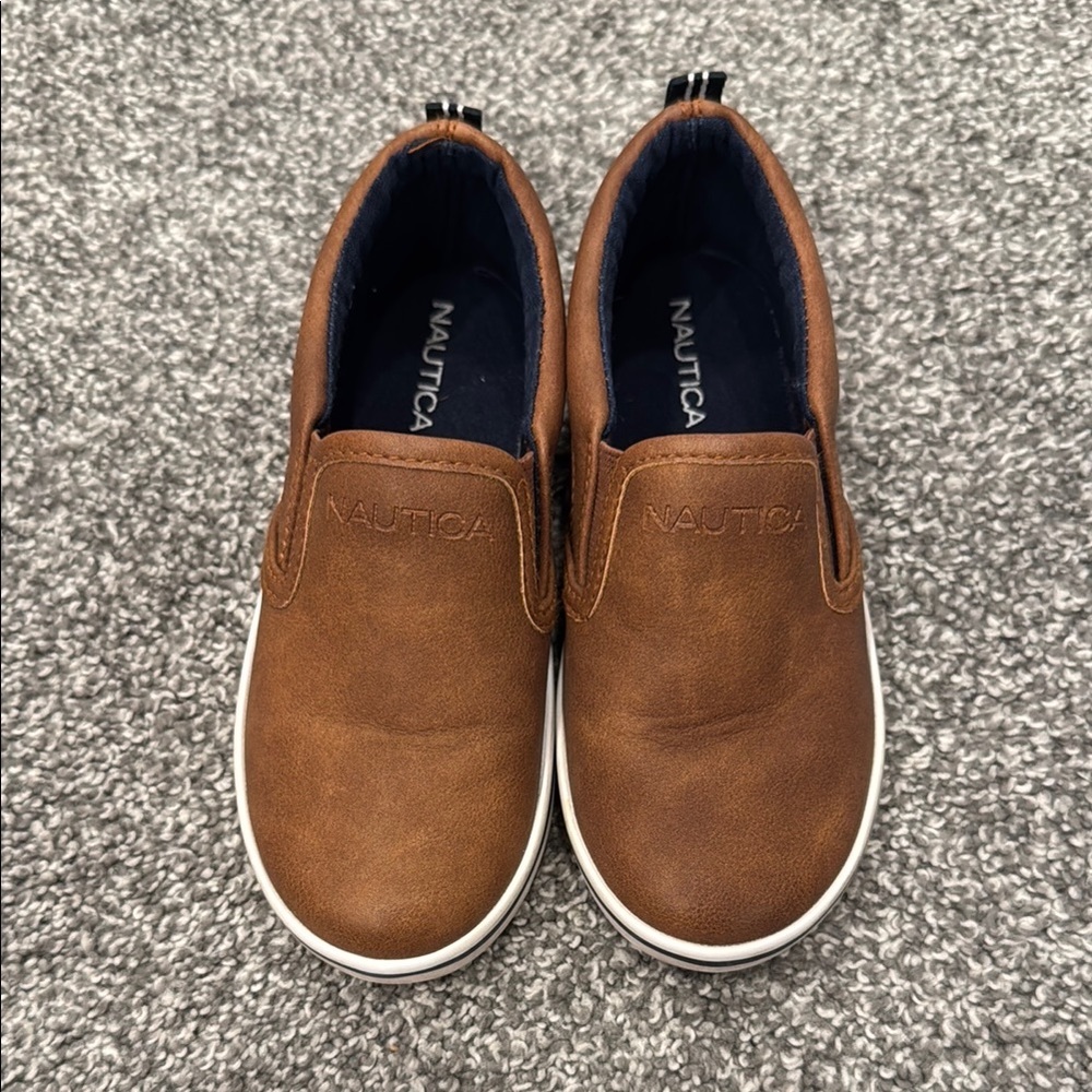 Nautica Kids Brown Slip-On Sneakers